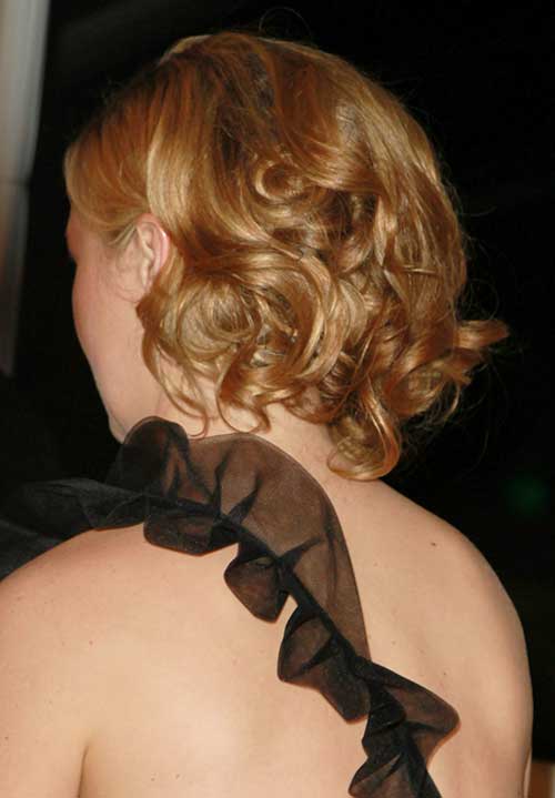 Short Hairstyles Updos Wedding Back View