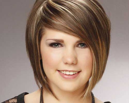 Chubby Face with Short Haircuts Ideas