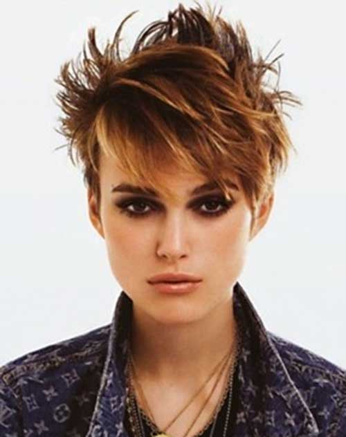 Keira Knightley Messy Pixie Hairstyle