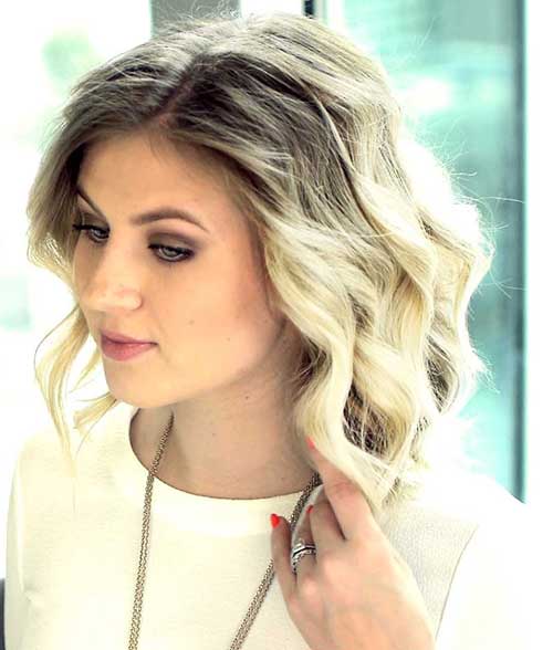Pretty Blonde Short Curly Haircuts