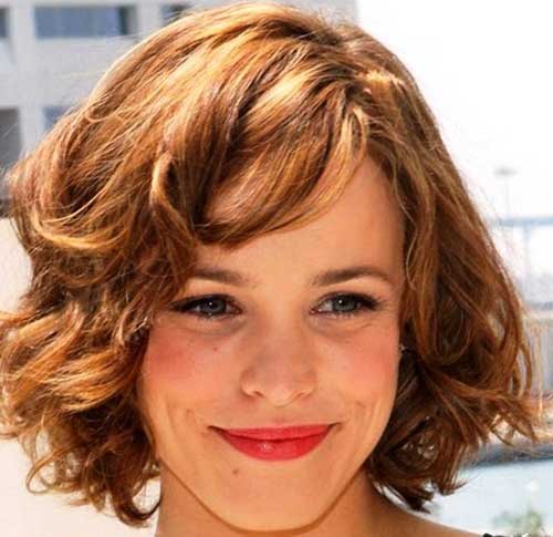 Short Haircuts for Curly Thick Light Brown Hairstyle