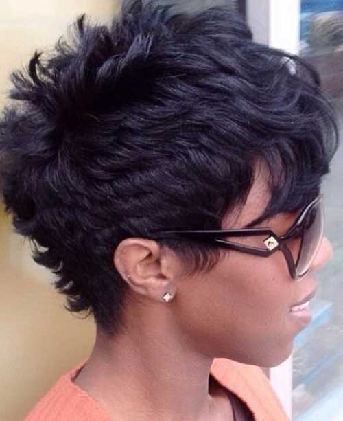 15 New Short Hairstyles With Bangs For Black Women