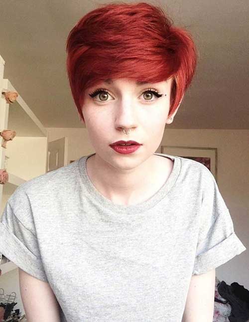Short Pixie Hairstyles for Cute Girls