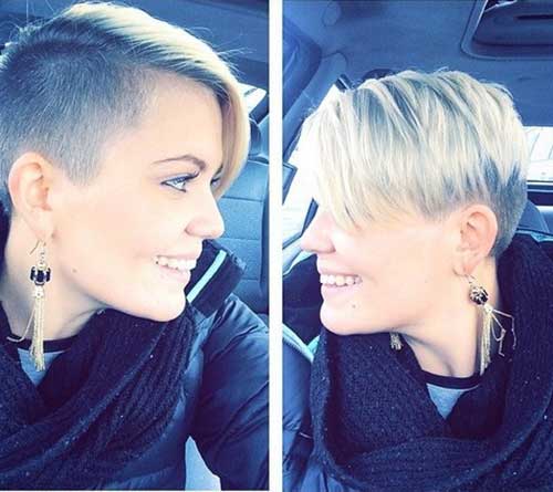 Best Side Shaved Short Haircuts for Straight Fine Hair