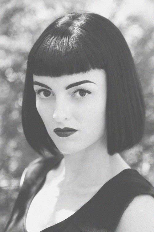 Bob Hairstyles with Bangs-10