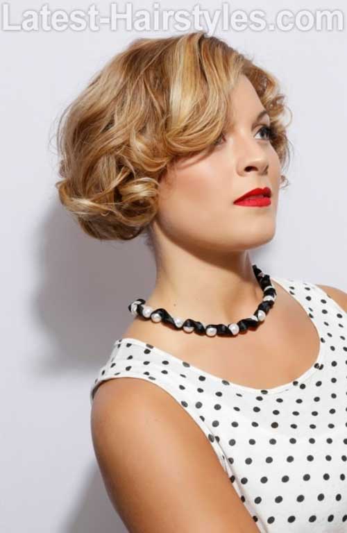 Cute Short Curly Hairstyles 2014