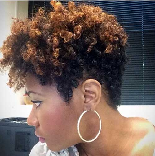 Cute Short Tapered Natural Hairstyles