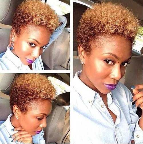 Cute Short Natural Tapered Hairstyles