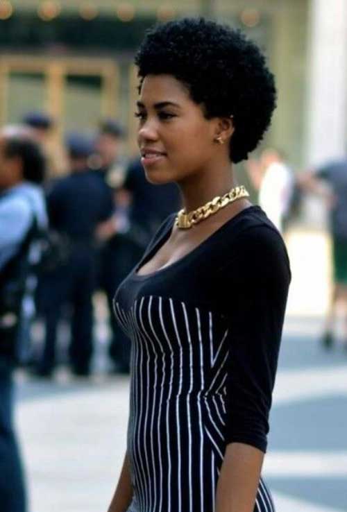 Cute Very Short Natural Hairstyles