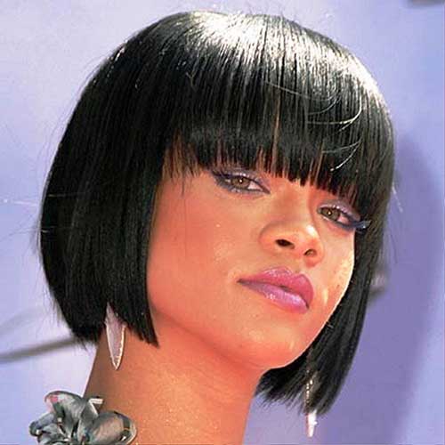 Rihanna Blunt Bob