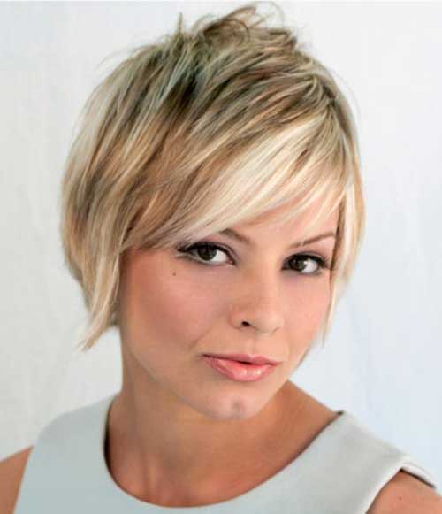 Short Haircuts for Round Faces