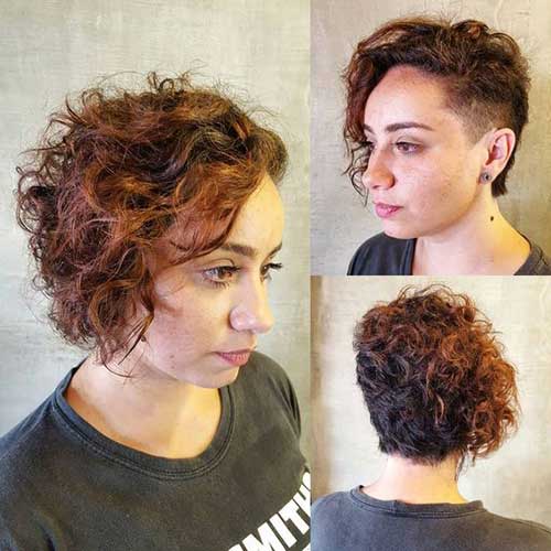 Short Haircuts for Curly Wavy Hair-13