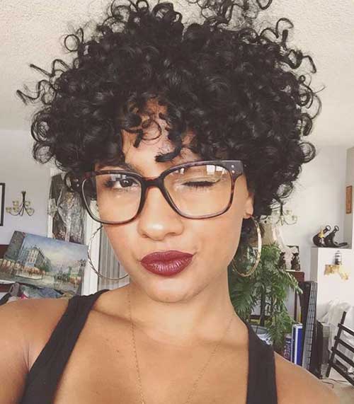 20 Short Curly Hairstyles for Black Women
