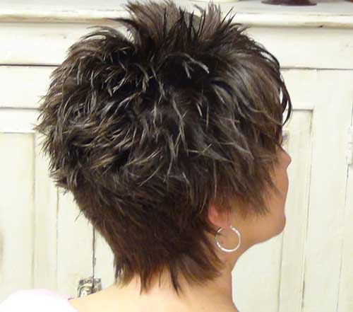 Back View of Shaggy Pixie Cuts