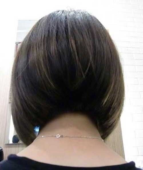 Concave Bob Haircut Back View