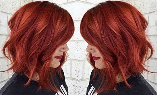 Red Bob Hair Cuts for Girl