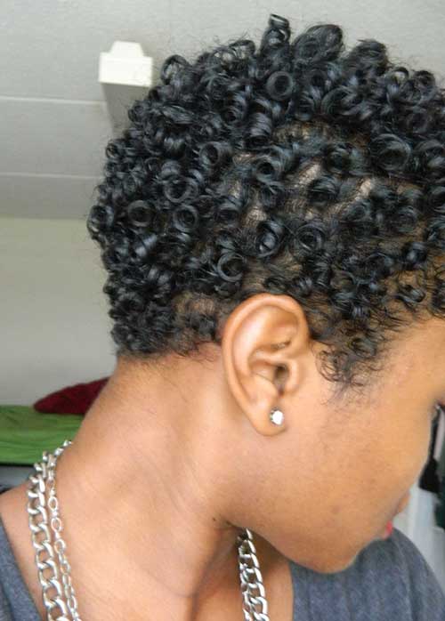 Black Girls Short Hair Back View