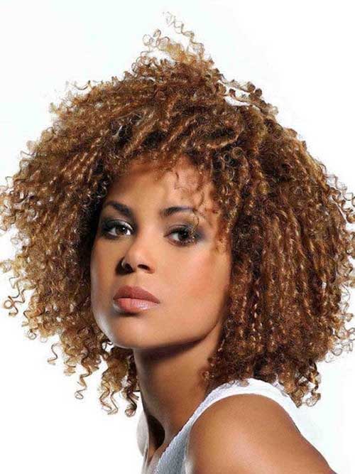Curly Weave Thick Short Hairstyles