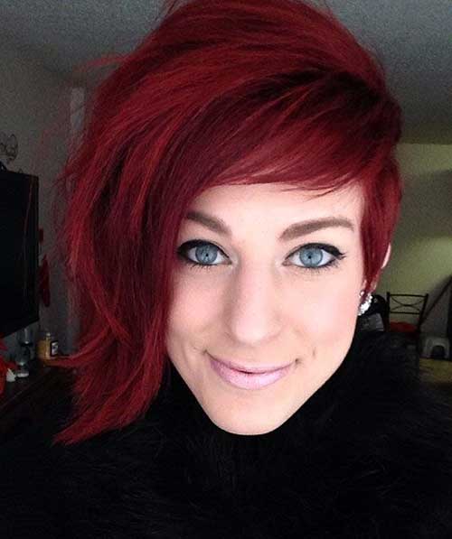 Long Pixie Red Hair