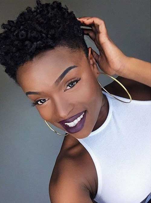 Short Natural Curls Hair for Black Women