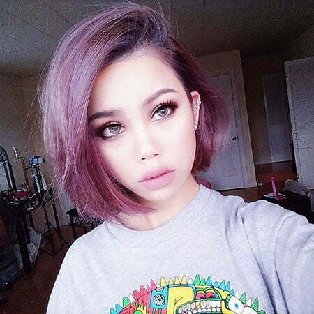Amazing Purple Hair