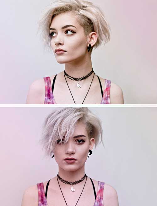 Blonde Hair Short Cropped Styles