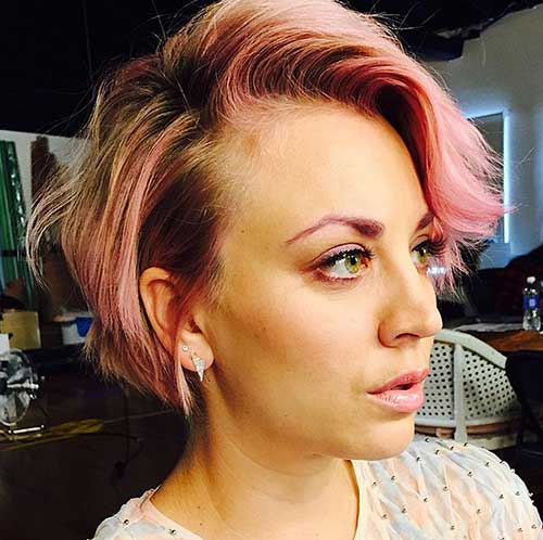 Pink Bob New Hairstyles 2015