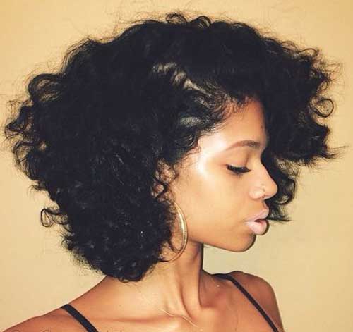 Cute Curly Hairstyles For Short Hair-16