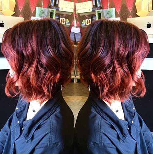 Ombre Hair Color For Short Hair-7