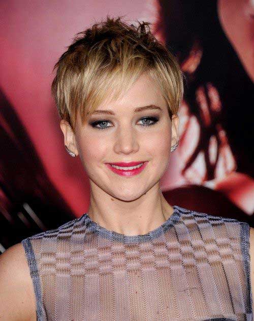 Jennifer Lawrence with Short Hair-9