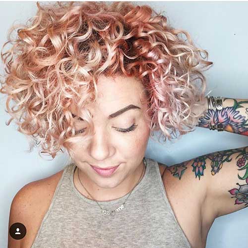 Short Curly Hairstyle