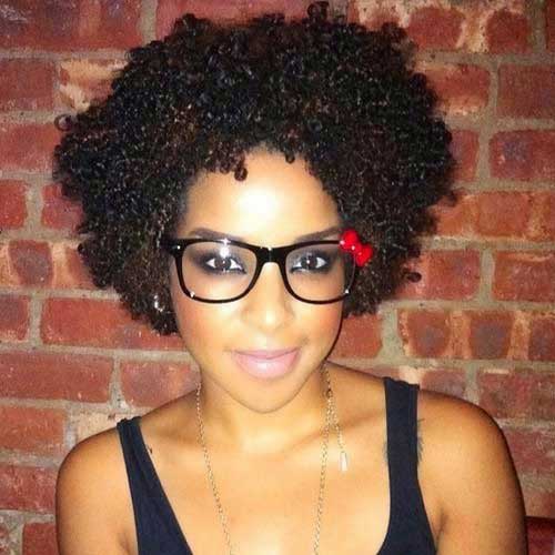 Short Curly Afro Hairstyles-13