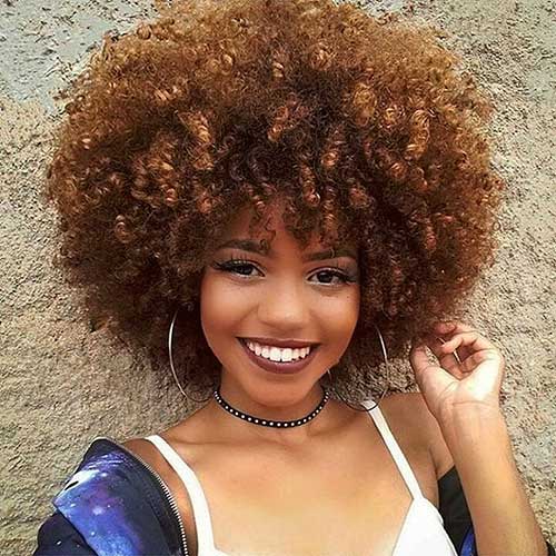 Cool Short Natural Curly Hairstyles - 14