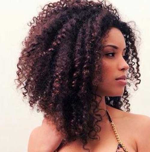 Short Curly Afro Hairstyles-14