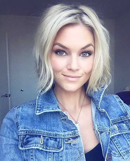 Short Hairstyles For Round Hairstyles - 15