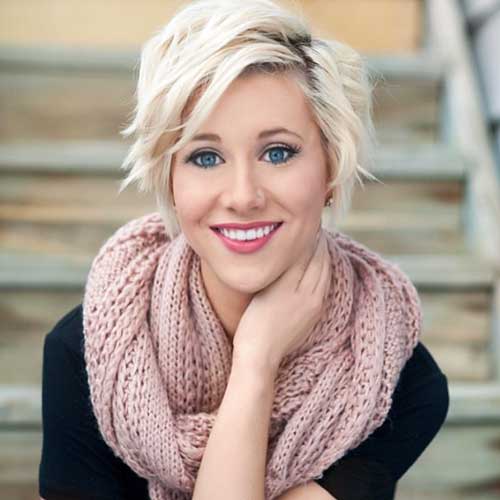 Short Hairstyles For Round Hairstyles - 18