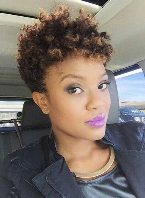 Short Curly Afro Hairstyles-21