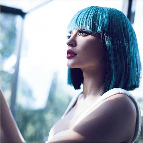 Short Blue Hairstyle - 22