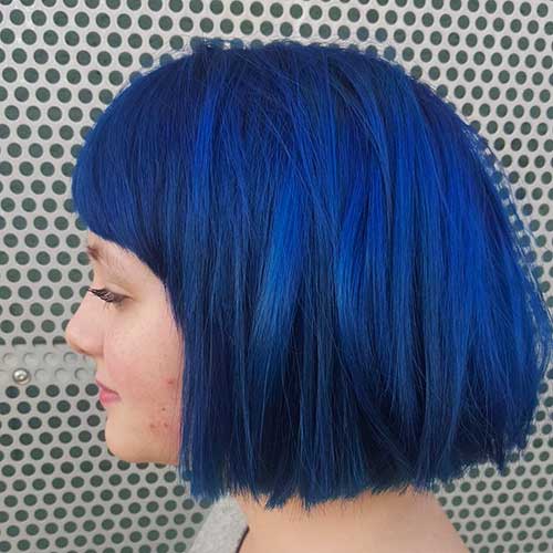 Short Blue Hair 2017