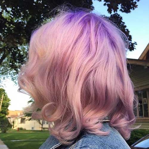 Short Hairstyles 2016 Pink