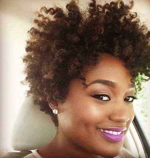 Short Curly Afro Hairstyles-8