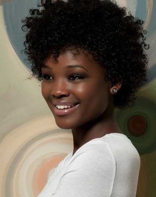 Short Curly Afro Hairstyles-9