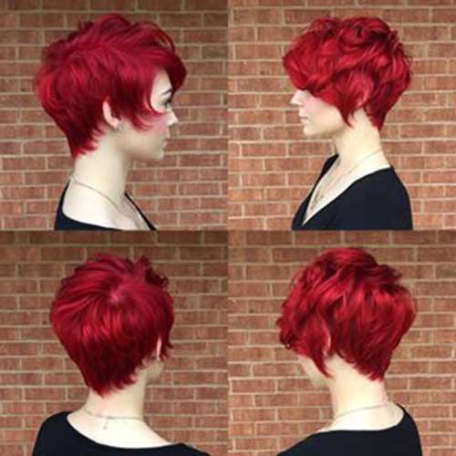 Red Pixie Hair