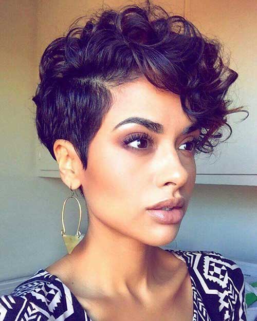 Cute Short Curly Hairstyles-14