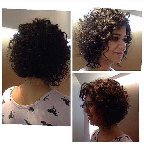2017 Curly Short Hairstyles