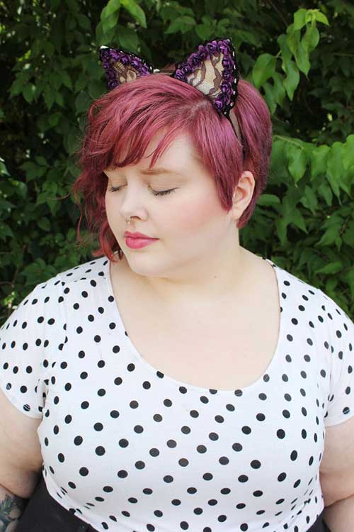 25 Pretty Short Haircuts for Chubby Round Face | Short ...