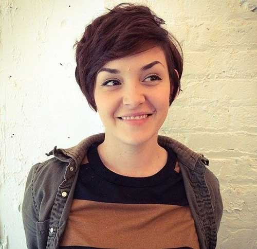 Pixie Short Haircuts for Round Faces