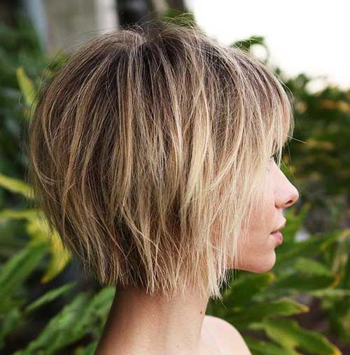 Beautiful Layered Short Haircuts for Ladies