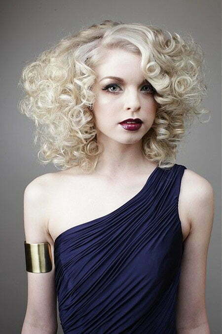 Curly Blonde Hair Marilyn