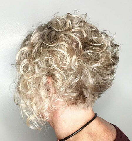 Curly Blonde Hair Short
